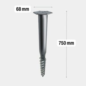 Sraigtinis M – 68x750x1.8