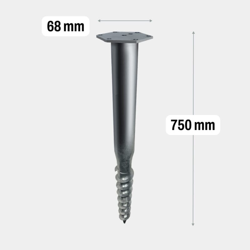 Sraigtinis M – 68x750x1.8