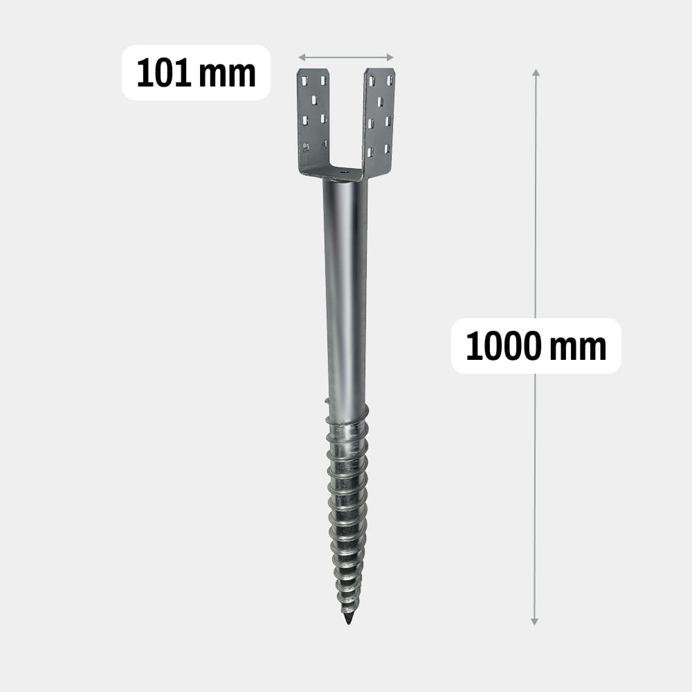 Sraigtinis polius U 1000mm
